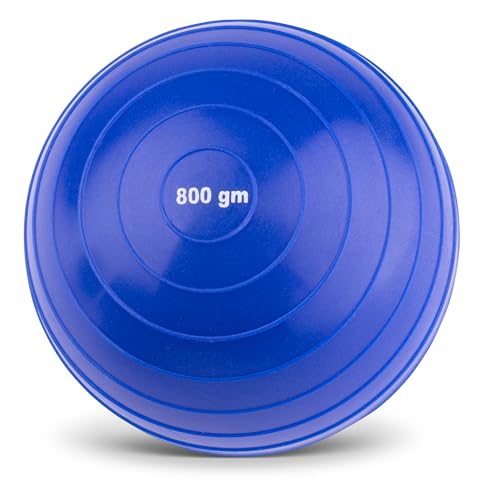 HAEST Speer Ball 800g geriffelt | Speerwurfball | 90 mm Durchmesser | Blau | Schwer für Profi-Werfer | Trainingsflexibilität HAEST Speer Ball 800g geriffelt | Speerwurfball | 90 mm Durchmesser | Blau | Schwer für Profi-Werfer | Trainingsflexibilität von HAEST