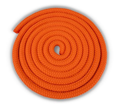 HAEST Springseil für Kinder & Erwachsene | 3,00 m Länge | Orange | 120 g Gewicht | Ideal für Schul- und Vereinssport | Robust & Anpassbar von HAEST