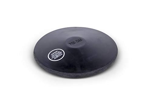 HAEST Trainingsdiskus aus schwarzem Gummi - 0,75 kg - Hallendiskus HAEST Trainingsdiskus aus schwarzem Gummi - 0,75 kg - Hallendiskus von HAEST