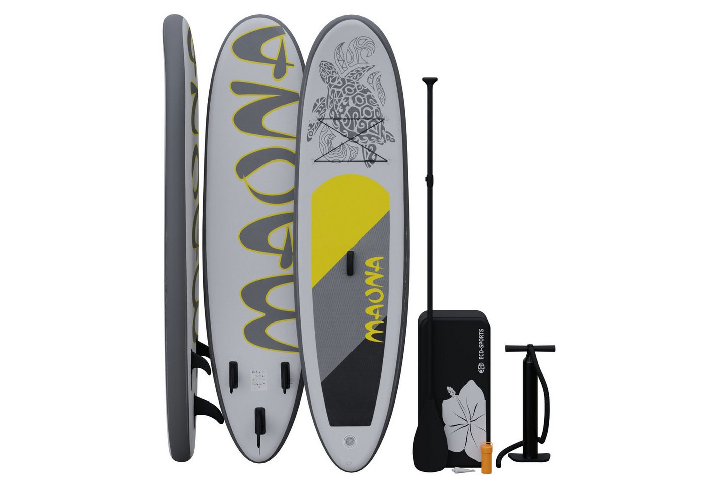 HAGO Inflatable SUP-Board Stand Up Paddle-Board MAONA SUP Board Komplettset 308 cm Länge Alu-Pad HAGO Inflatable SUP-Board Stand Up Paddle-Board MAONA SUP Board Komplettset 308 cm Länge Alu-Pad von HAGO