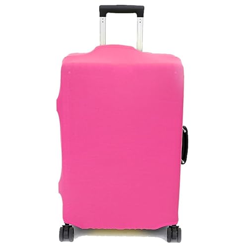 HAHII Kofferabdeckung Gepäckabdeckung Elastisch Kofferhülle Kofferschutzhülle mit Reißveschluss Fit M（22-24in） Rosa von HAHII