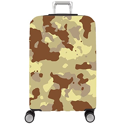 HAHII Kofferabdeckung Gepäckabdeckung Elastisch Kofferhülle Kofferschutzhülle mit Reißveschluss Fit S（18-21in） Camouflage von HAHII