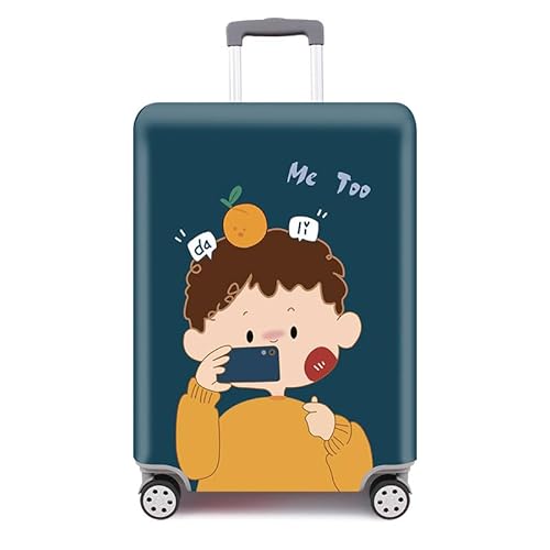 HAHII Kofferabdeckung Gepäckabdeckung Elastisch Kofferhülle Kofferschutzhülle mit Reißveschluss Fit XL（29-32in） Jungen von HAHII