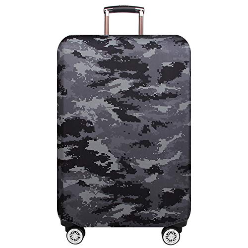 HAHII Reisegepäckhülle Kofferschutz Elastisch Trolley Case Schutzhülle Passt, camouflage, L（25-28in） von HAHII