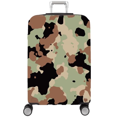 HAHII Reisegepäckhülle Kofferschutz Elastisch Trolley Case Schutzhülle Passt, camouflage, XL（29-32in） von HAHII