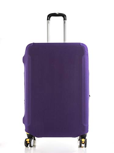 HAHII Reisegepäckhülle Kofferschutz Elastisch Trolley Case Schutzhülle Passt, violett, L（25-28in） von HAHII