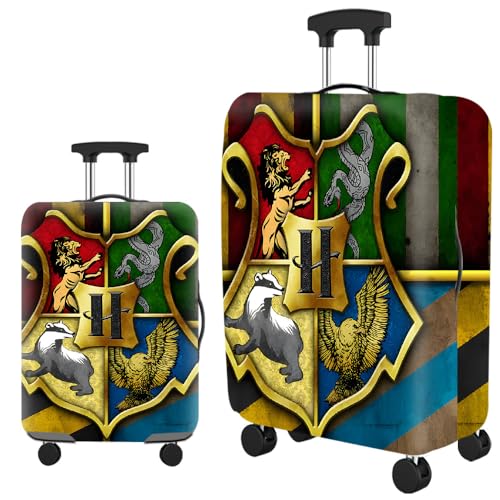 HAHII Reisegepäckhülle Kofferschutz Elastisch Trolley Koffer Schutzhülle passt, Badge, L（25-28in） von HAHII