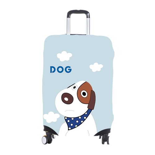 HAHII Reisegepäckhülle Kofferschutz Elastisch Trolley Koffer Schutzhülle passt, Hunde, XL（29-32in） von HAHII