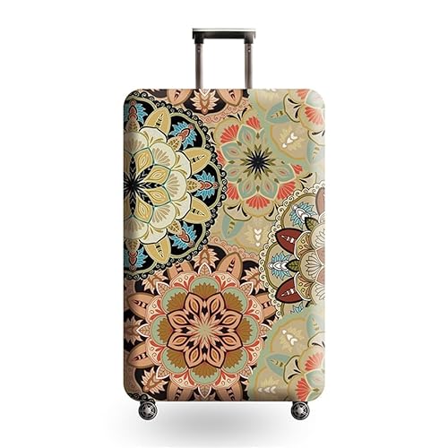 HAHII Reisegepäckhülle Kofferschutz Elastisch Trolley Koffer Schutzhülle passt, Mandala 5, M（22-24in） von HAHII