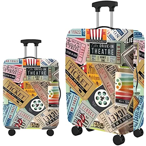 HAHII Reisegepäckhülle Kofferschutz Elastisch Trolley Koffer Schutzhülle passt, Pinnwand, S（18-21in） von HAHII