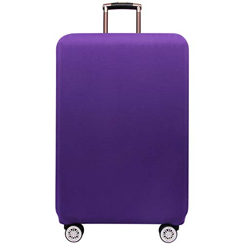 HAHII Reisegepäckhülle Kofferschutz Elastisch Trolley Koffer Schutzhülle passt, violett, S（18-21in） von HAHII