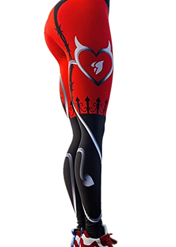 Damen Yoga Hosen Leggings Damen Leggings Herzform Digitaldruck Patchwork Fitness Legging Push Up Workout Plus Size Leggins Hosen, S. Damen Yoga Hosen Leggings Damen Leggings Herzform Digitaldruck Patchwork Fitness Legging Push Up Workout Plus Size Leggins Hosen, S. von HAIBI