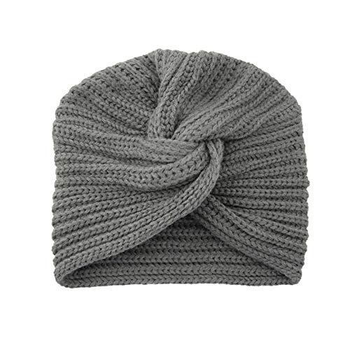 HAIBI Winter Mütze Für Frauen Verdicken Gestrickte Mütze Mütze Winter Hut Damen Geflochtene Haarband Warme Beanies Twisted Knoten Solide, Dunkelgrau HAIBI Winter Mütze Für Frauen Verdicken Gestrickte Mütze Mütze Winter Hut Damen Geflochtene Haarband Warme Beanies Twisted Knoten Solide, Dunkelgrau von HAIBI