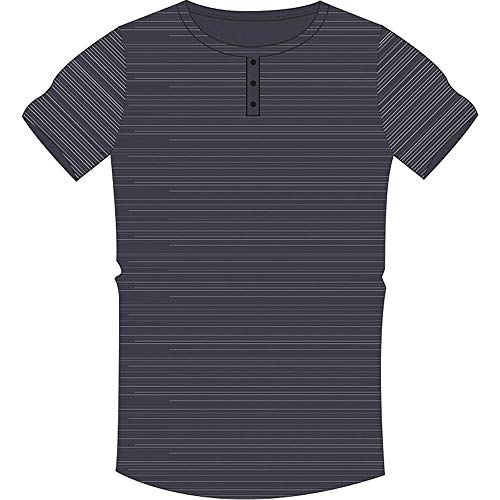 Haibike Herren Henley T-Shirt, grau/Schwarz, S Haibike Herren Henley T-Shirt, grau/Schwarz, S von HAIBIKE
