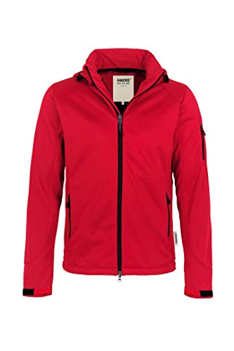 HAKRO Softshell-Jacke Ontario - 848 - rot - Größe: 3XL von HAKRO