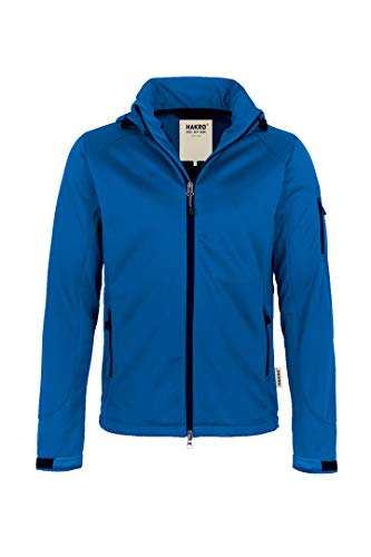 HAKRO Ontario Softshelljacke 848 Schwarz 62 Royalblau von HAKRO