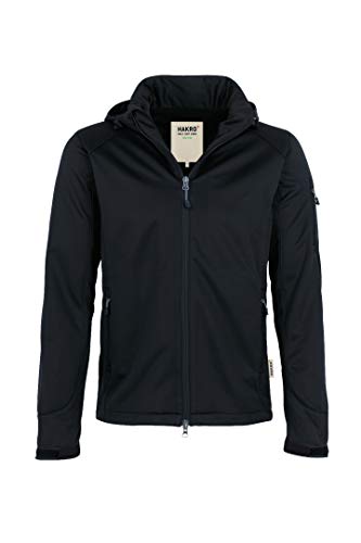 HAKRO Softshell-Jacke Ontario - 848 - schwarz - Größe: 5XL von HAKRO