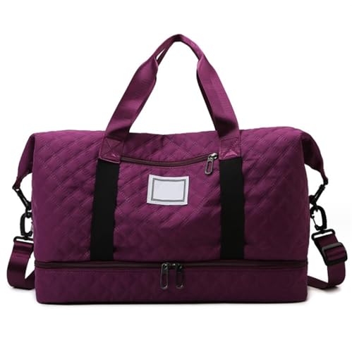Sporttasche Reisetasche Für Damen, Weekender-Tasche Mit Separatem Schuhfach, Übernachtungstasche Reisetasche(Color:G) von HALAHAI