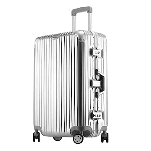 HALCARRY Tragbares Gepäck, Gepäck mit Schwenkrädern, Großraumkoffer, Heller Farbrahmen aus Aluminium, verschleißfestes Handgepäck, exquisit von HALCARRY