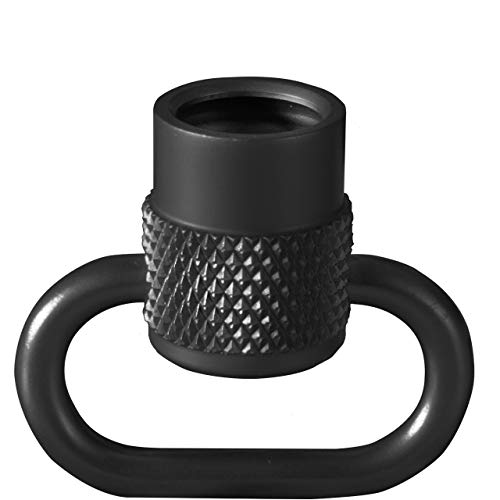 HALDER Unisex – Erwachsene Push & GO Aufnahmebuchse mit Bügel für Riemenbügel, Ø 9,5 x 1 mm, schwarz, drehbar, 6,0 mm / 23 mm von HALDER