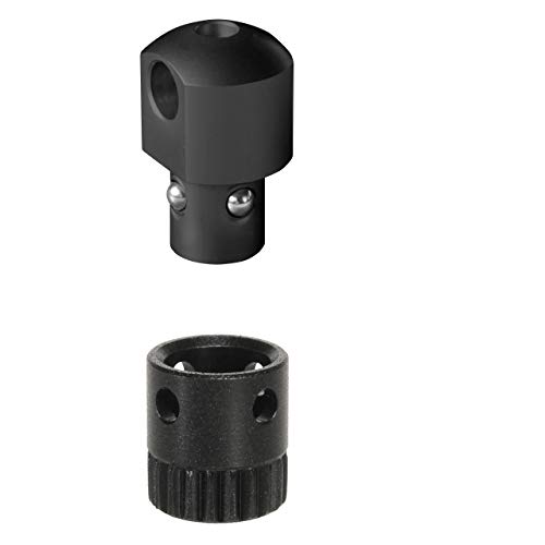 HALDER Unisex – Erwachsene Push & GO Stud Adapter + Buchse, Ø 6 x 1 mm, schwarz, mit Aufnahmebuchse für Montage in Holz, 6,0 mm HALDER Unisex – Erwachsene Push & GO Stud Adapter + Buchse, Ø 6 x 1 mm, schwarz, mit Aufnahmebuchse für Montage in Holz, 6,0 mm von HALDER