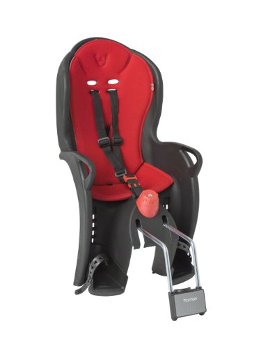 Hamax Kinderfahrradsitz Sleepy Kindersitze, schwarz/rot, Einheitsgröße von HAMAX