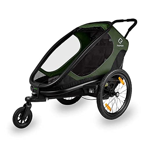 Hamax Unisex-Adult Outback Black-New22 Trailer, Green/Black, One Size Hamax Unisex-Adult Outback Black-New22 Trailer, Green/Black, One Size von Hamax