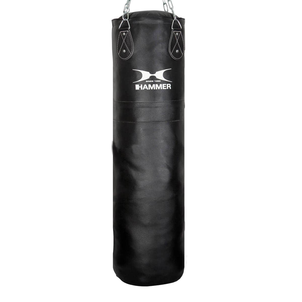 HAMMER BOXING Boxsack Leder Premium 120 cm - schwarz von HAMMER BOXING