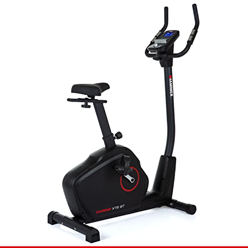 HAMMER 4862 Ergometer Cardio XT6 BT, leises Fitnessfahrrad mit tiefem Einstieg und Comfort-Sattel, 13 kg Schwungmassensystem, Bluetooth & App-Steuerung, 130 kg Benutzergewicht, 93 x 51 x 150 cm HAMMER 4862 Ergometer Cardio XT6 BT, leises Fitnessfahrrad mit tiefem Einstieg und Comfort-Sattel, 13 kg Schwungmassensystem, Bluetooth & App-Steuerung, 130 kg Benutzergewicht, 93 x 51 x 150 cm von HAMMER