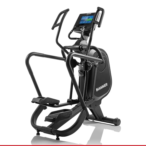 HAMMER Finnlo Ellipsentrainer Fly RX – 21 Programme, Kinomap kompatibel - Trainingsgeräte für Zuhause mit 12 kg Schwungmasse, Frei schwingende Trittflächen, 10" TFT-Touchscreen HAMMER Finnlo Ellipsentrainer Fly RX – 21 Programme, Kinomap kompatibel - Trainingsgeräte für Zuhause mit 12 kg Schwungmasse, Frei schwingende Trittflächen, 10" TFT-Touchscreen von HAMMER