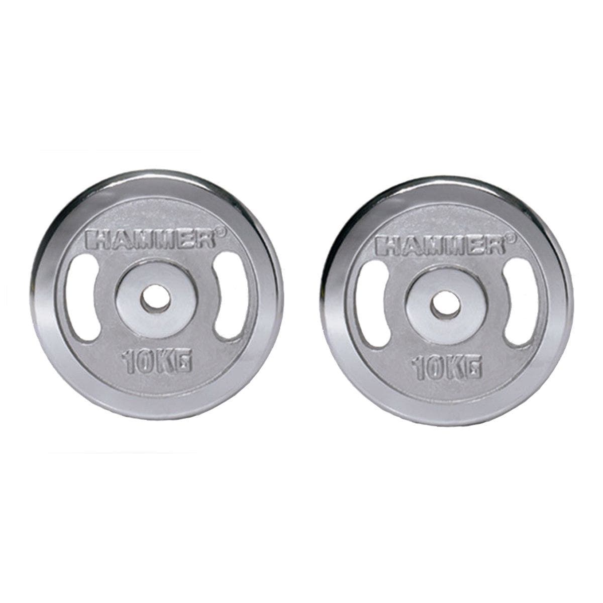 HAMMER Hanteln und Gewichte Hantelscheibe 30 mm 10 kg chrom HAMMER Hanteln und Gewichte Hantelscheibe 30 mm 10 kg chrom von HAMMER