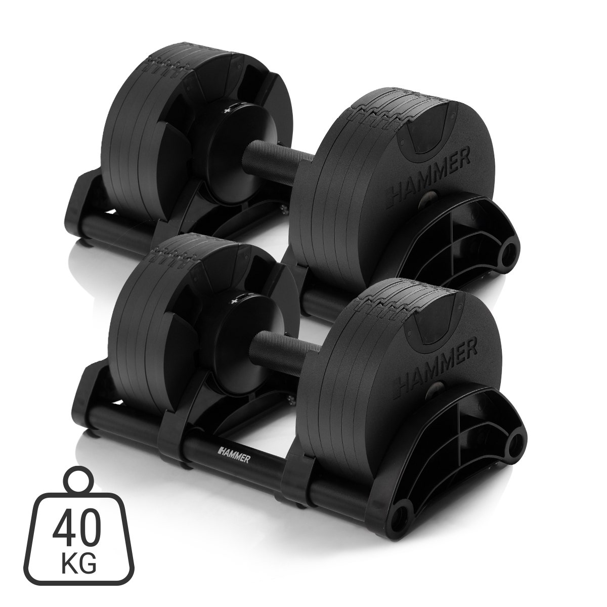 HAMMER Hanteln und Gewichte SmartLock Hanteln 2 x 20 kg - schwarz HAMMER Hanteln und Gewichte SmartLock Hanteln 2 x 20 kg - schwarz von HAMMER