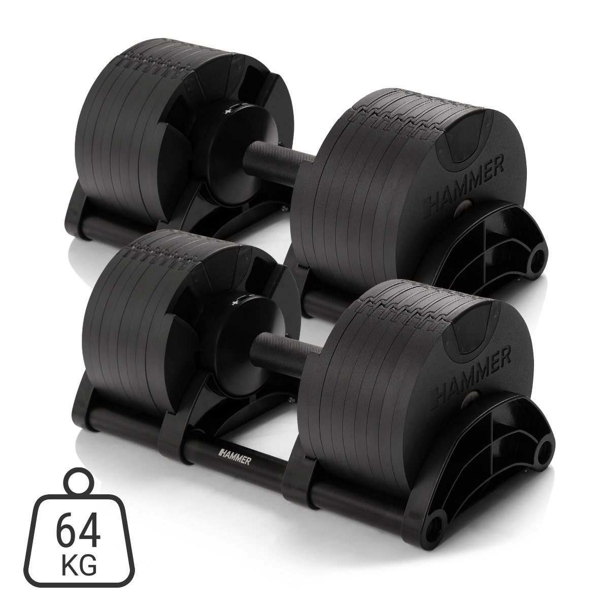 HAMMER Hanteln und Gewichte SmartLock Hanteln 2 x 32 kg - schwarz HAMMER Hanteln und Gewichte SmartLock Hanteln 2 x 32 kg - schwarz von HAMMER