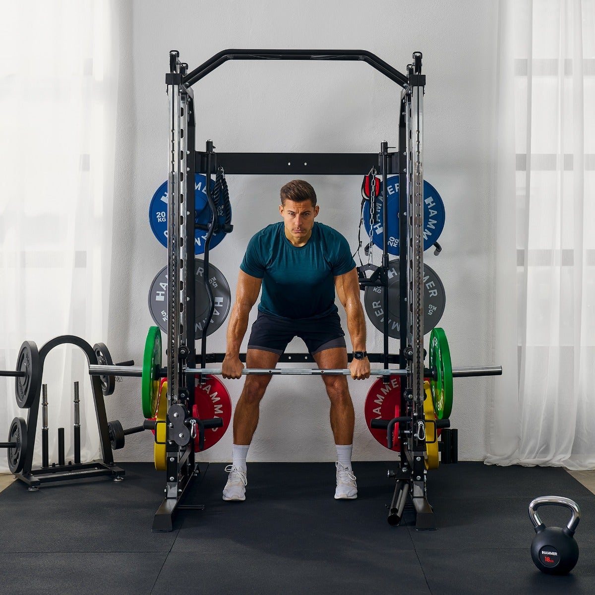 HAMMER Kraftstation Autark Smith Machine Multi - schwarz HAMMER Kraftstation Autark Smith Machine Multi - schwarz von HAMMER