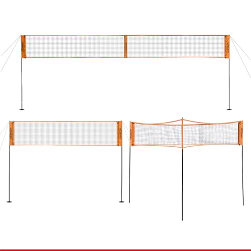 HAMMER 2 in 1 Volleyballnetz SHARKNET - dreieckiges Volleyball Netz und als klassisches Volleyballnetz Set einsetzbar, Höhenverstellbares Beachvolleyball Netz HAMMER 2 in 1 Volleyballnetz SHARKNET - dreieckiges Volleyball Netz und als klassisches Volleyballnetz Set einsetzbar, Höhenverstellbares Beachvolleyball Netz von HAMMER