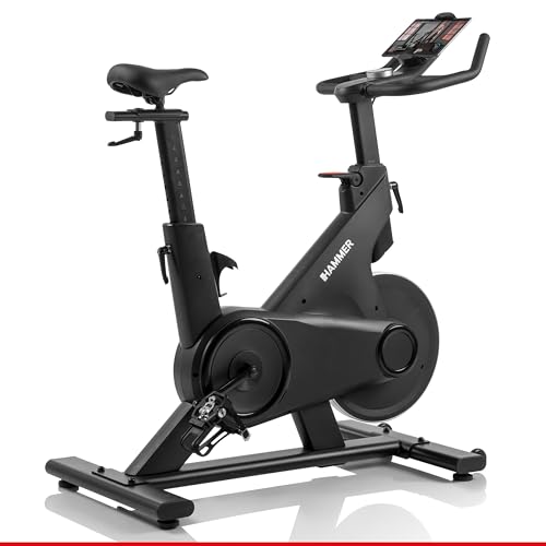 HAMMER Speedbike Speed Race X, Indoor Cycle, 20 kg Schwungmasse, Heimtrainer Fahrrad, Kinomap und Zwift, Hometrainer Fahrrad, Belastbarkeit 130 kg HAMMER Speedbike Speed Race X, Indoor Cycle, 20 kg Schwungmasse, Heimtrainer Fahrrad, Kinomap und Zwift, Hometrainer Fahrrad, Belastbarkeit 130 kg von HAMMER