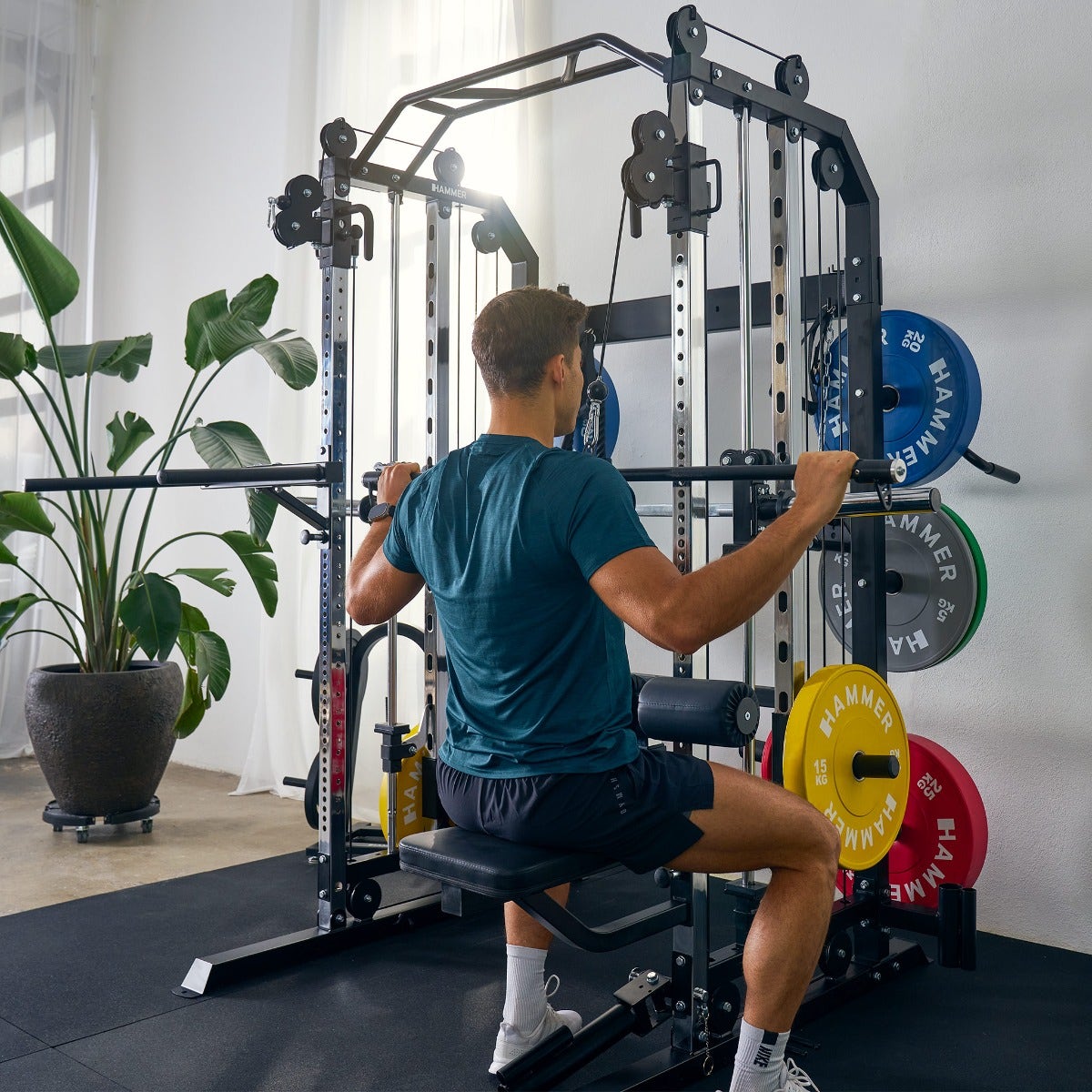 HAMMER Zubehör Autark Smith Machine Multi Lat-Sitz - schwarz HAMMER Zubehör Autark Smith Machine Multi Lat-Sitz - schwarz von HAMMER