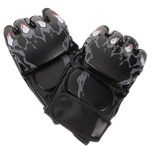 HANABASS 1 Paar Boxhandschuhe Halbfingerhandschuhe Trainingschuhe Sportboxhandschuhe Halbfinger-Boxhandschuhe HANABASS 1 Paar Boxhandschuhe Halbfingerhandschuhe Trainingschuhe Sportboxhandschuhe Halbfinger-Boxhandschuhe von HANABASS