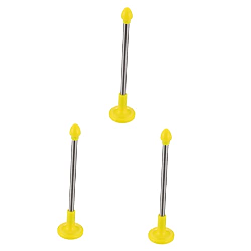 HANABASS 3 STK Golf-anzeige Magnetische Lie-Winkel-trainingshilfen Magnetischer Keulenausrichtungsstab Ausrichtung des Gesichtszielgeräts Lie-einstellwerkzeug Tempotrainer Yellow Glasfaser von HANABASS