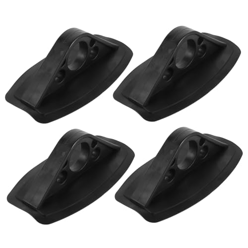 HANABASS 4 Stück Schlauchboot Kajak Ruderhalter Paddelbrett Paddelhalter Kajak-paddel-Clip Paddelhalter Für Boote Kajak Paddelhalter Clip Paddelhalterung Paddelhalter Für Kajaks 4pcs Black von HANABASS