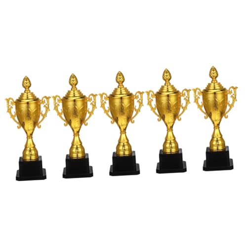 HANABASS 5St Trophäe dekoration pokale für kinder award ziernieten dekoringe partydeko einschulung decor partyspiel kunstoffbecher kalanchoe ado kleiner Partypokal Plastik Wiederverwendbar von HANABASS