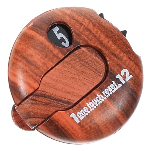 HANABASS Golf-Scorer Golfzubehör Golf-Scoring-Tool Golf-Score-zähler Golfaufsatz Golf-Score-gerät Hut-Clip-Design-Score Golfschlagzähler Leichter Golfkappen-Clip Golfhut-Clip Plastik von HANABASS