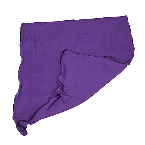 HANABASS Mittagspausendecke Bequeme Rasendecke kreative Isomatte Campingzubehör Outdoor-Campingdecke tragbar Outdoor Blanket reisedecke dekorative Bodendecke Reiseschlafdecke Vlies Violett von HANABASS