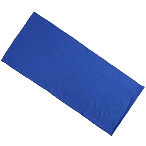 Kuvert-Fleece-Schlafsack tragbar Bett Zelt Camping Pavillon wanderschlafsack Outdoor Blanket Picnic Blankets Picknick zubehör Blea Matte zum Ausruhen waschbare Isomatte Vlies Blue HANABASS von HANABASS