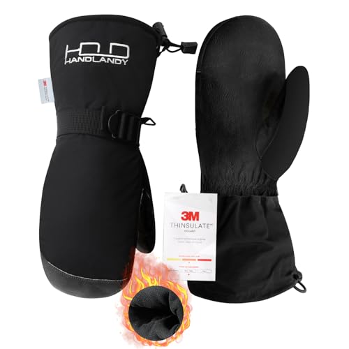 HANDLANDY Winter Snowboard Handschuhe - warme 3m Thinsulate Thermo Ski Fäustling HANDLANDY Winter Snowboard Handschuhe - warme 3m Thinsulate Thermo Ski Fäustling von HANDLANDY