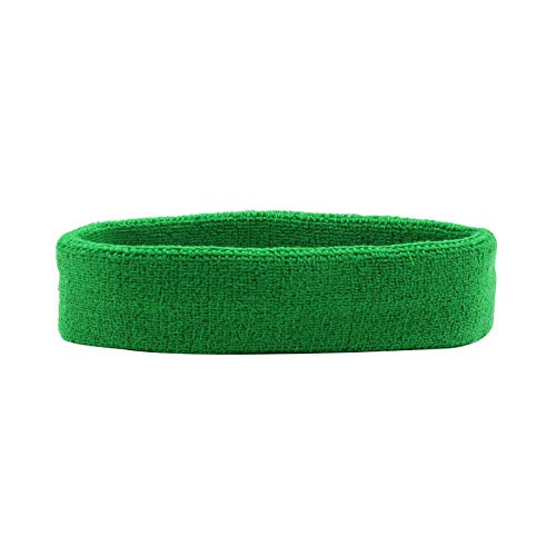 HANERDUN Sport Stirnband Damen Herren Schweißbänder Kopf Stirn Frottee Kopfband Sport für Laufen Fahrrad Joggen Tennis Fußball von HANERDUN