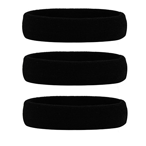 HANERDUN Sport Stirnband Damen Herren Schweißbänder Kopf Stirn Frottee Kopfband Sport für Laufen Fahrrad Joggen Tennis Fußball HANERDUN Sport Stirnband Damen Herren Schweißbänder Kopf Stirn Frottee Kopfband Sport für Laufen Fahrrad Joggen Tennis Fußball von HANERDUN