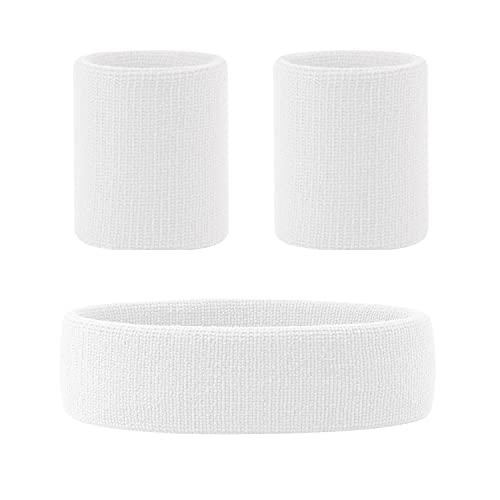 HANERDUN Sport Stirnband Herren Damen Schweißbänder Kopf Stirn Frottee Kopfband Sport für Laufen Fahrrad Joggen Tennis Fußball HANERDUN Sport Stirnband Herren Damen Schweißbänder Kopf Stirn Frottee Kopfband Sport für Laufen Fahrrad Joggen Tennis Fußball von HANERDUN