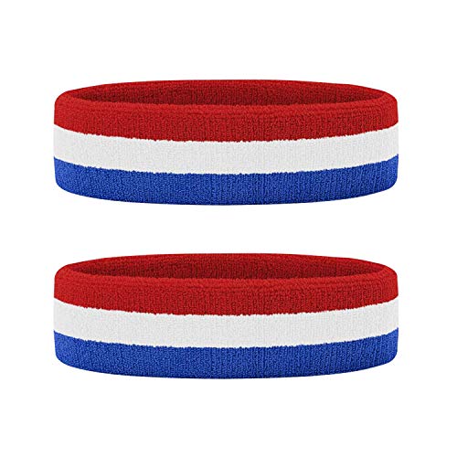 HANERDUN Sport Stirnband Herren Damen Schweißbänder Kopf Stirn Frottee Kopfband Sport für Laufen Fahrrad Joggen Tennis Fußball HANERDUN Sport Stirnband Herren Damen Schweißbänder Kopf Stirn Frottee Kopfband Sport für Laufen Fahrrad Joggen Tennis Fußball von HANERDUN