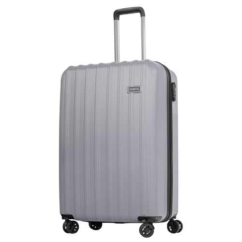 HANSEKOFFER Handgepäck Koffer Hartschale · Reisekoffer mit Rollen · Trolley · Hartschalenkoffer mit Teleskopgriff · Leicht · Rollkoffer mit Zahlenschloss · Silber HANSEKOFFER Handgepäck Koffer Hartschale · Reisekoffer mit Rollen · Trolley · Hartschalenkoffer mit Teleskopgriff · Leicht · Rollkoffer mit Zahlenschloss · Silber von HANSEKOFFER